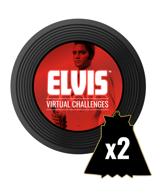 Elvis Virtual Challenge Bundle | 2x Entry + 2x Medal