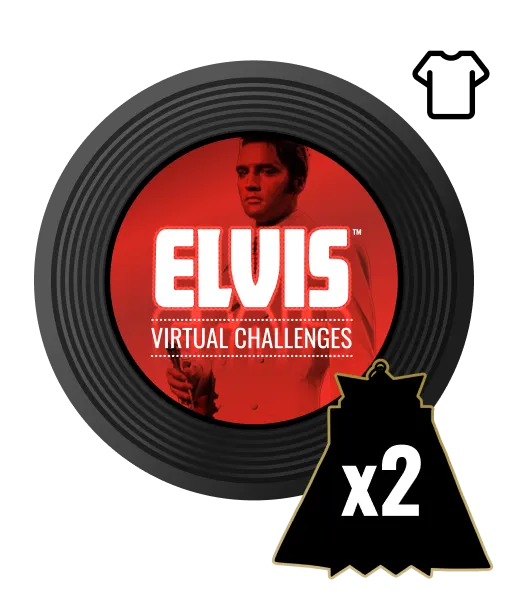 Elvis Virtual Challenge Bundle | 2x Entry + 2x Medal + 1 Apparel