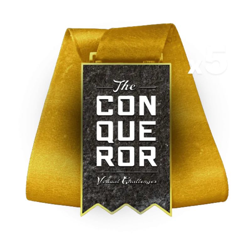 Sign up for Any 5 Conqueror Challenges 