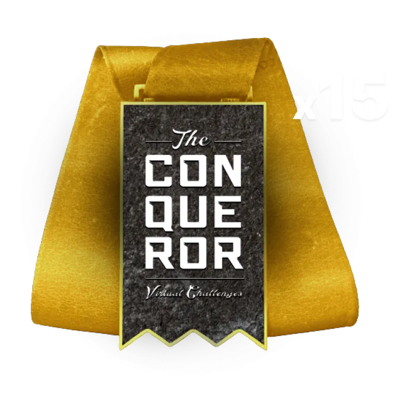 Sign up for Any 15 Conqueror Challenges 