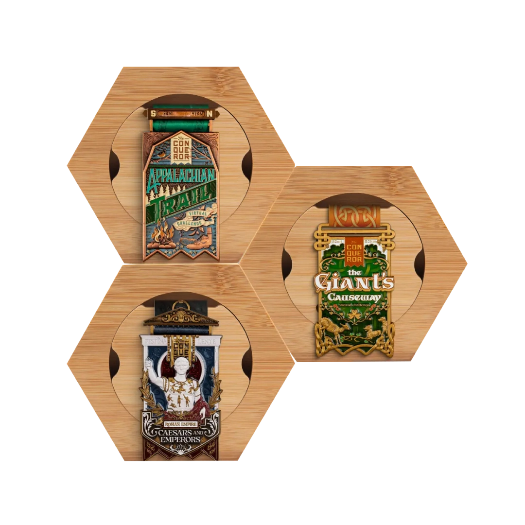 3x Honeycomb Medal Holder Pack